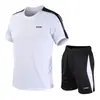 Nueva Ropa de Bádminton para Hombre, Camiseta Casual de Manga Corta de Secado Rápido para Deportes de Carrera, Traje de Entrenamiento para Competición de Verano, Baloncesto