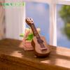 Micropaisaje Creativo Artificial Instrumento de Guitarra Mini Modelo DIY Accesorios de Decoración para Casa de Muñecas Adornos en Miniatura