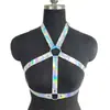 Ropa de Bondage de Cuero Colorida para Adultos Accesorios Novedosos para Discoteca Cinturón Versátil Accesorios Femeninos Cinturón de Juguete Sm