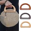 Accesorios para Bolsas Asa de Cuero Bolsa de Lana DIY Asa de Cuero de Calidad con Forma de D Asa Tejida para Bolso