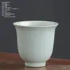 Conjunto de Chá da Fornalha Yue Rui Ru com Xícaras de Cerâmica Grandes, Utensílios de Chá, Tigela de Chá Grande Rachada, Xícara de Chá, Xícara para Pu'Er