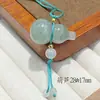 Pendente Buda Maitreya de Jade Tianshan Amuleto da Paz Nuvem Auspiciosa Fechadura Joias Estilo Chinês Venda por Atacado