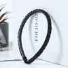 Diadema Trenzada con Dientes para Mujer, Corona Alta Antideslizante, Accesorio para el Cabello, Procesamiento Personalizado