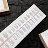 Puntas de Uñas Artísticas Simples Transparentes Estilo Ojo de Gato Anchas Tiras Pre-hechas 30 Piezas Por Tamaño Uñas Portátiles Fábrica Directa Personalización