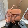 Bolso de mano estilo coreano de alta gama con textura transfronteriza, estilo vintage, informal, pequeño, cuadrado, bandolera de hombro para mujer