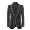 Chaqueta de traje para hombre reunión anual banquete presentador de eventos examen de arte vestido escenario coro cantante traje ajustado