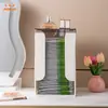 Caixa de Armazenamento para Lanches de Macarrão Instantâneo, Cesta Organizadora de Armazenamento Diversos Empilhável para Mesa, Caixa de Armazenamento Plástica de Canto Reto para Máscaras e Máscaras Faciais