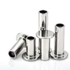Remache semitubular de cabeza plana GB875-86 acero inoxidable 304, acabado blanco, fabricante de remache tubular de cabeza plana redonda M3