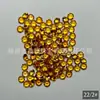 Piedras Preciosas Redondas Sueltas Cultivadas en Laboratorio, Piedras Preciosas Sintéticas, Piedras Preciosas de Colores en Stock, Zafiro Real, Zafiro Amarillo al por Mayor
