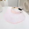 Novo Chapéu de Sol Estilo Coreano com Top Aberto para Mulheres, Chapéu de Sol Versátil Casual de Aba Larga para o Verão Que Faz o Rosto Parecer Menor, Chapéu de Sol para Uso Externo