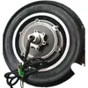 Motor de Patinete Eléctrico de 10 pulgadas Motor de Rueda Trasera 36V48V350W500W Sin Escobillas Freno de Tambor Freno de Disco Motor DC