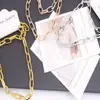 Corrente de cruz com cadarço cruzado, best-seller transfronteiriço, colar masculino e feminino, personalidade de casal, hip hop, colar europeu e americano, corrente de clavícula feminina, corrente grossa