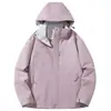 Chaqueta para Mujer Nueva Primavera y Otoño 2025 Desmontable Delgada para Exteriores Resistente al Viento e Impermeable Moderna Ropa de Viaje para Montañismo