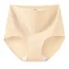 Pantaletas Jacquard de Algodón Puro de Cintura Alta Control de Abdomen~Nuevo Modelo 2024 10A Entrepierna de Seda Antibacteriana Transpirables Sin Costuras Tallas Grandes para Mujer