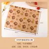Papel Couché Hamburgés Papel Resistente a la Grasa Papel Desechable para Sándwiches Cortable Papel de Horneado Grado Alimenticio Papel Triangular para Envolver Pan