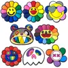 100 Conjuntos de Acessórios para Sapato Croc Mais Vendidos, Flores para Sapato, Acessórios para Sapato DIY, Fivelas de Sapato de Borracha Macia PVC, Fivelas Decorativas Croc