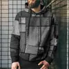 Sudadera con capucha de manga larga nueva para hombre de primavera y otoño, Ropa moderna de corte holgado, Sudadera casual para hombre