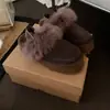 Pantuflas de Suela Gruesa Henan Sangpo Lindas Pantuflas de Piel Larga con Cordones y Suela Gruesa 20635