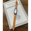Correa de Fábrica Adecuada para Xiaomi Mi Band 10 Correa Xiaomi 9/8Nfc Clásica Accesible Lujo Correa de Cuero de Alta Calidad con Patrón de Bambú