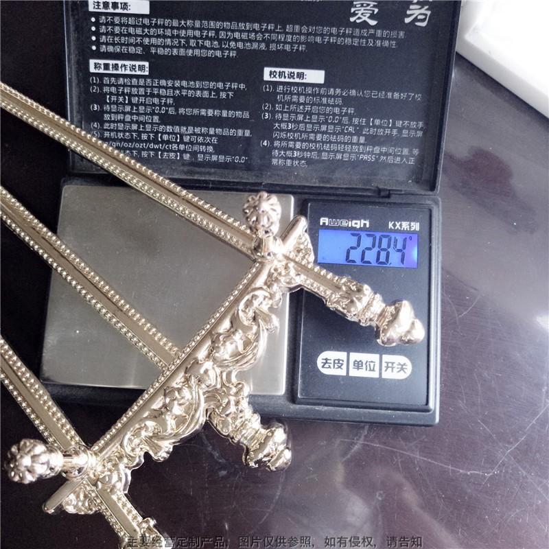 底座合金托 陶瓷装饰盘合金支架 纪念盘圆形摆件三脚架龙头架子