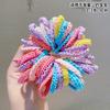 Cuerda para el pelo de niña Adorno para la cabeza Falda ensanchada talla pequeña Cuerda para el pelo Niños Alta elasticidad Cabello Dulce Anillo de peluquería Tendón de goma para bebé