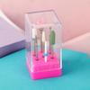 Cabeza de cerámica para pulir uñas, removedor de esmalte de uñas, pegamento, cabeza de maíz para reparación, eliminación de piel muerta, broca para tallar, pulir, herramienta para manicura, juego