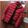 Jaqueta de algodão grossa de inverno masculina com gola alta, casaco casual para atividades ao ar livre, peça de outer wear de algodão moderna e quente