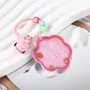 Llavero de Flor de Dibujos Animados Colgante Inspirador de Mochila DIY Llavero de Acrílico con Campana de Alto Valor