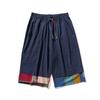 Verano 2022 Nuevo talla grande estilo chino algodón y lino holgado casual pantalones estilo Hong Kong pantalones cortos moda