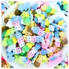 Parche de Accesorios de Resina de Dibujos Animados para Bricolaje, Pegamento en Crema, Paquete de Materiales para Fundas de Teléfono Móvil y Joyería, Pato de Goma Mixto, Pinza para el Cabello Infantil