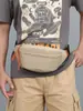 Bolsa de Peito Masculina Pequena Tendência Impermeável Estilo Japonês Casual Transversal Bolsa de Ombro Esportiva Bolsa de Cintura Masculina Bolsa de Ombro Feminina