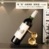 Adornos Creativos para Botellero de Vino Tinto Lujo de Alta Gama para Sala de Estar en Casa Mueble para TV y Vino Decoración de Conejo Regalo de Inauguración de Casa Nueva