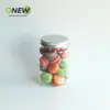 Pote Selado para Alimentos 510ml Calibre 75 Garrafa Plástica Transparente Pote com Embalagem Fácil de Abrir Chá Aromatizado Biscoito Pote Plástico