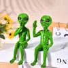 Estátua de Resina Transfronteiriça Alienígena de Resina Ufo Anão de Jardim Externo Estátua Ornamentos Decoração de Anão