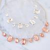 Colar Curto Simples de Diamante Quadrado, Disponível em Duas Cores, Versátil e Estiloso, Joia com Design de Nicho, Pingente Quadrilátero