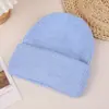 Chapéu de lã casual de pelo de coelho outono e inverno europeu e americano para homens e mulheres, aquecedor de orelhas, chapéu para frio na cabeça, chapéu de esqui moderno de cor sólida versátil