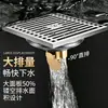 Drenaje de Piso Antiolor para Baño, Gran Capacidad de Flujo, Doble Propósito para Lavadora y Baño, Drenaje de Piso Largo de Acero Inoxidable 304 con Núcleo de Cobre