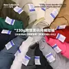 Camiseta de manga corta de algodón puro de alta calidad, estilo moderno, hilo doble pesado, talla asiática transfronteriza, hombros caídos, 100% algodón, lisa, venta al por mayor