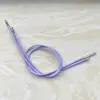 Hebilla de Hierro de 2 mm Cuerda Elástica para Mascarilla Cuerda Elástica Cuerda Elástica Hebilla Metálica Cordón con Púa Bolsa de Archivo Cuerda para Encuadernación de Libros de Hojas Sueltas