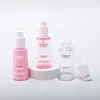 Botella de Loción de Plástico PET Tipo Empuje Personalizada de 50 ml Botella de Loción de Aceite Esencial Botella Recargable de Viaje Material de Empaque para Productos de Cuidado de la Piel