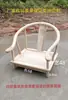 Cadeira de Meditação Dobrável em Madeira Maciça Tatami, Cadeira Redonda Estilo Chinês para Varanda e Janela Saliente, Banqueta Baixa, Mesa Kang, Poltrona de Lazer Estilo Zen