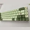 Matcha Coreano, Tailandês, Japonês, Inglês Pequeno Conjunto Completo Pbt Sublimação de Cor Xda Keycaps Adequado para 61/64/68/84/87/104