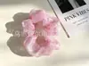 Goma para el Cabello Plisada Floral de Gasa, Goma para el Cabello Coreana Estilo Hada Color Crema para Mujer, Suministro para Joyerías, Fábrica de Origen