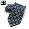 Gravata de Tecido Estampada Estilo Hong Kong Retro Casual Moderna para Homens, Gola 9CM de Largura, Acessório para Terno, Gravata de Mão TIE