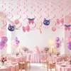 Toppers para pasteles temáticos de chicas mágicas de gran venta transfronteriza, banderines de feliz cumpleaños para seres queridos, pancartas con letras y decoraciones al por mayor