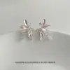 Pendientes de Pétalo de Circonita de Moda, Elegantes, Delicados, Lujosos, de Gama Alta, Versátiles para el Día a Día, Pendientes Personalizados y Exquisitos para Mujer