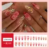 Unhas Postiças Quentes de Venda no Comércio Exterior Podem Ser Projetadas com Fotos e Amostras. Unhas de Bailarina Diamante Pontilhado Curtas, Médias e Longas, Unhas Postiças e Manicure