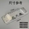 Gancho para Placa de Sinalização Serrilhada Espessa Ampliada Gancho Serrilhado Dupla Face Gancho Serrilhado Extra Grande para Pendurar Pinturas a Óleo Pinturas Chinesas Cabide de Barra Reta