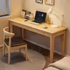 Escritorio de Madera Maciza para Uso en Casa, Adulto, Apartamento Pequeño, Mesa Larga, Moderno Sencillo, Habitación de Estudiante, Escritorio para Escribir, Escritorio para Computadora de Escritorio