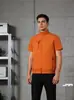 Roupas de Trabalho Casuais de Verão Resistentes ao Desgaste, Coletes Respiráveis com Ar Condicionado de Verão para Homens e Mulheres, Roupas com Ventilador de Ar Condicionado, Conjunto de Tops de Manga Curta